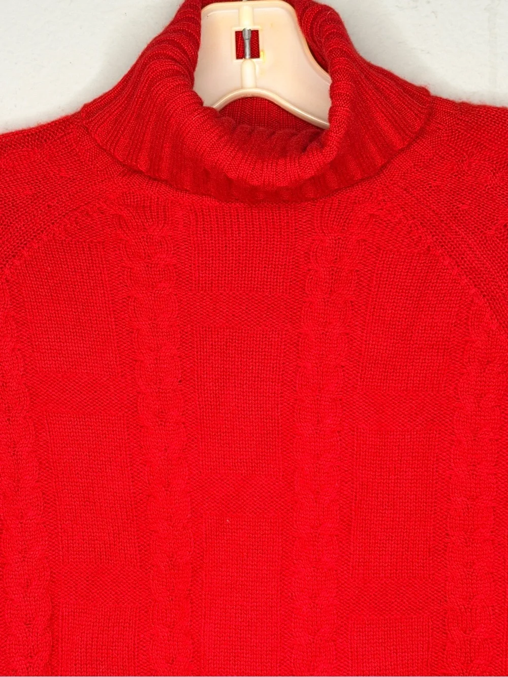 Overland Red Cashmere Turtleneck Sweater